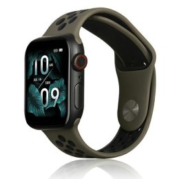 Beline pasek Apple Watch Sport Silicone 38/40/41mm brązowo-czarny brown/black