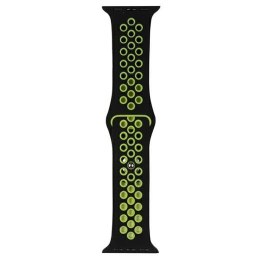 Beline pasek Apple Watch Sport Silicone 38/40/41mm czarno-limonkowy black/lime