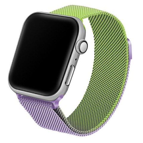 Beline pasek Apple Watch Steel 38/40/41mm zielono-purpurowy green/purple