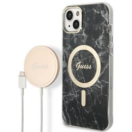 Zestaw Guess GUBPP14SHMEACSK Case+ Charger iPhone 14 6,1