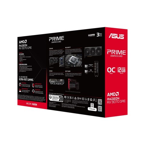 Karta graf. ASUS PRIME RX9070 GRE OC 12G