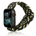 Beline pasek Apple Watch Textile 38/40/41mm czarno-limonkowy black/lime