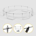 REBEL ACTIVE TRAMPOLINA PRO 14FT/427CM, SIATKA, DRABINKA RBA-8004