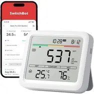 SwitchBot Meter Pro (CO2 Monitor) Biały LCD Bateria