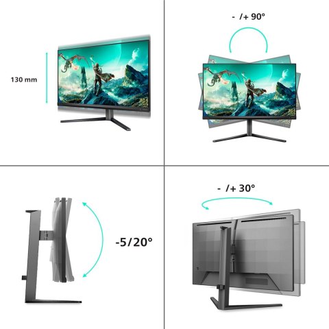 Monitor Philips 68,5cm (27,0") 27M2N3800A 16:09 2xHDMI+DP+USB