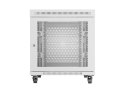 SZAFA INSTALACYJNA RACK STOJĄCA 19" 15U 800X1000 SZARA DRZWI PERFOROWANE LCD LANBERG (FLAT PACK)