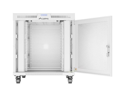 SZAFA INSTALACYJNA RACK STOJĄCA 19" 15U 800X1000 SZARA DRZWI PERFOROWANE LCD LANBERG (FLAT PACK)