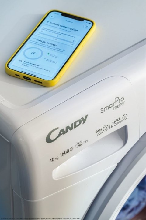 Candy Smart Pro Inverter CO 474TWM6/1-S pralka Od przodu 7 kg 1400 RPM Biały
