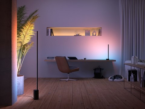 Lampa podłogowa Philips Hue Gradient Signe w kolorze czarnym