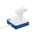 Koncentrator Hyper HyperDrive Flex MagCharge USB-C, biały/niebieski