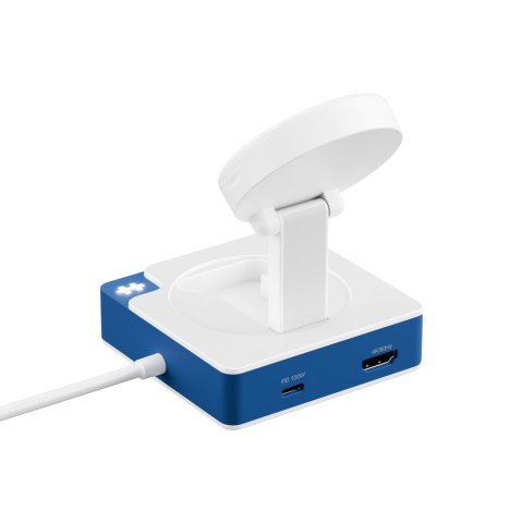 Koncentrator Hyper HyperDrive Flex MagCharge USB-C, biały/niebieski