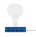 Koncentrator Hyper HyperDrive Flex MagCharge USB-C, biały/niebieski