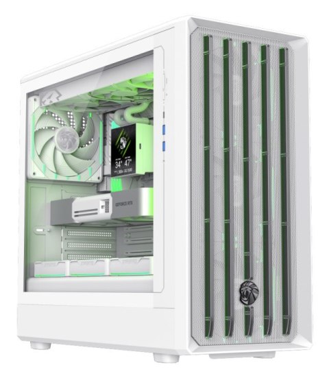 GameMax CLAW 460 WH Midi Tower Biały