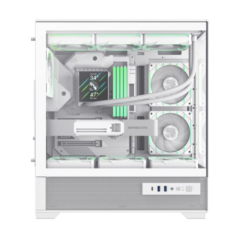 GameMax VISTA 2 AW Midi Tower Biały