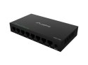 LANBERG SWITCH DSM1-1008 8X1GB/S NIEZARZĄDZALNY GIGABIT ETHERNET 12V (OBUDOWA METALOWA)