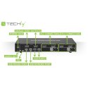 Techly IDATA DP-KVM2 przełącznik KVM Czarny