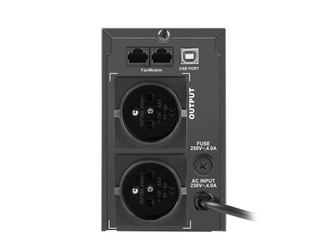 UPS ARMAC OFFICE LINE-INT 2X 230V PL O/650E/LCD