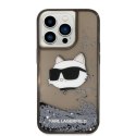 Karl Lagerfeld KLHCP14LLNCHCK iPhone 14 Pro 6,1" czarny/black hardcase Glitter Choupette Head