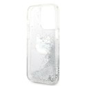 Karl Lagerfeld KLHCP14LLNCHCS iPhone 14 Pro 6,1" srebrny/silver hardcase Glitter Choupette Head