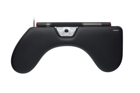 Contour Design RollerMouse Czerwona Max, przewodowa, USB Type-A, 2800 DPI, Srebrny