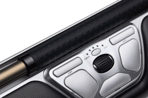 Contour Design RollerMouse Czerwona Max, przewodowa, USB Type-A, 2800 DPI, Srebrny