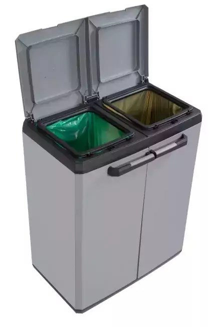 Keter Split Basic 220 l Prostokątny Plastik Szary