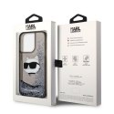 Karl Lagerfeld KLHCP14XLNCHCK iPhone 14 Pro Max 6,7" czarny/black hardcase Glitter Choupette Head