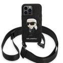 Karl Lagerfeld KLHCP14LSTKMK iPhone 14 Pro 6,1" czarny/black hardcase Monogram Ikonik Patch