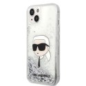 Karl Lagerfeld KLHCP14MLNKHCH iPhone 14 Plus 6,7" srebrny/silver hardcase Glitter Karl Head