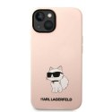 Karl Lagerfeld KLHCP14MSNCHBCP iPhone 14 Plus 6,7" hardcase różowy/pink Silicone Choupette