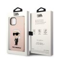 Karl Lagerfeld KLHCP14MSNIKBCP iPhone 14 Plus 6,7" hardcase różowy/pink Silicone Ikonik