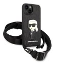 Karl Lagerfeld KLHCP14MSTKMK iPhone 14 Plus 6,7" czarny/black hardcase Monogram Ikonik Patch