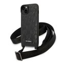 Karl Lagerfeld KLHCP14MSTMMK iPhone 14 Plus 6,7" hardcase czarny/black Monogram Plaque Logo Strap