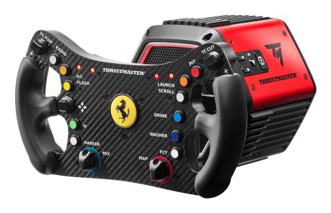 Thrustmaster T818 Ferrari 488 GT3 Simulator Czarny, Czerwony USB Kierownica + pedały Analogowa/Cyfrowa PC