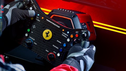 Thrustmaster T818 Ferrari 488 GT3 Simulator Czarny, Czerwony USB Kierownica + pedały Analogowa/Cyfrowa PC