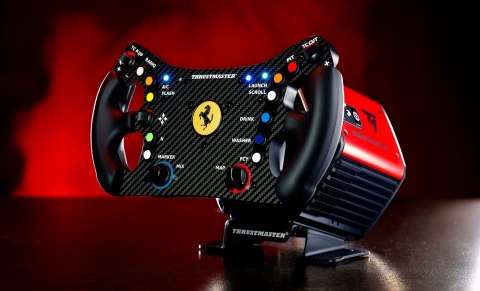 Thrustmaster T818 Ferrari 488 GT3 Simulator Czarny, Czerwony USB Kierownica + pedały Analogowa/Cyfrowa PC