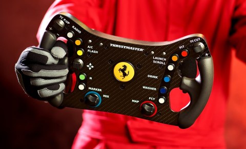 Thrustmaster T818 Ferrari 488 GT3 Simulator Czarny, Czerwony USB Kierownica + pedały Analogowa/Cyfrowa PC
