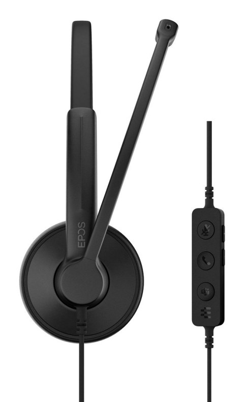 Słuchawki nauszne przewodowe EPOS IMPACT 100 MS Stereo USB-C + USB-A