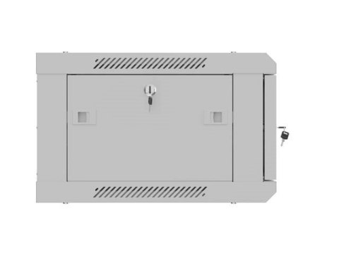 LANBERG SZAFA INSTALACYJNA RACK WISZĄCA 19" 4U 600X450 SZARA DRZWI METALOWE (FLAT PACK)