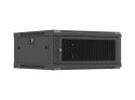 LANBERG SZAFA INSTALACYJNA RACK WISZĄCA 19" 4U 600X600 CZARNA DRZWI PERFOROWANE (FLAT PACK)