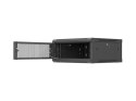 LANBERG SZAFA INSTALACYJNA RACK WISZĄCA 19" 4U 600X600 CZARNA DRZWI PERFOROWANE (FLAT PACK)