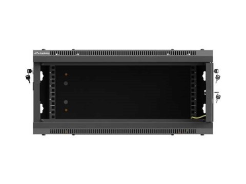 LANBERG SZAFA INSTALACYJNA RACK WISZĄCA 19" 4U 600X600 CZARNA DRZWI PERFOROWANE (FLAT PACK)