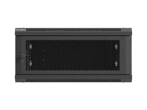 LANBERG SZAFA INSTALACYJNA RACK WISZĄCA 19" 4U 600X600 CZARNA DRZWI PERFOROWANE (FLAT PACK)