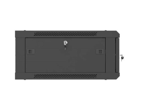 LANBERG SZAFA INSTALACYJNA RACK WISZĄCA 19" 4U 600X600 CZARNA DRZWI PERFOROWANE (FLAT PACK)