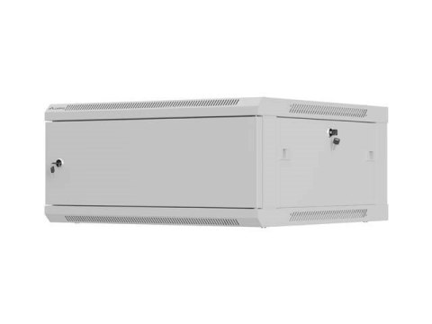 LANBERG SZAFA INSTALACYJNA RACK WISZĄCA 19" 4U 600X600 SZARA DRZWI METALOWE (FLAT PACK)