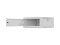 LANBERG SZAFA INSTALACYJNA RACK WISZĄCA 19" 4U 600X600 SZARA DRZWI METALOWE (FLAT PACK)