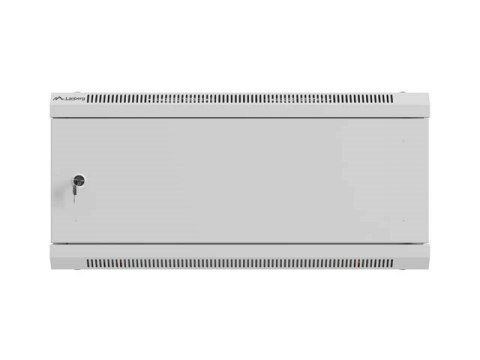LANBERG SZAFA INSTALACYJNA RACK WISZĄCA 19" 4U 600X600 SZARA DRZWI METALOWE (FLAT PACK)