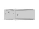 LANBERG SZAFA INSTALACYJNA RACK WISZĄCA 19" 4U 600X600 SZARA DRZWI METALOWE (FLAT PACK)