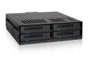 Stacja dokująca Icy Dock MB324SP-B, 0 TB, Serial ATA, Serial ATA II, Serial ATA III, Serial Attached SCSI (SAS), 440 g, Komputer