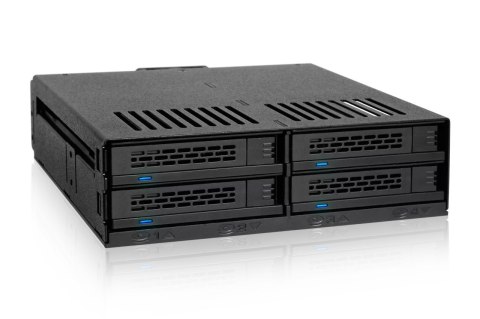 Stacja dokująca Icy Dock MB324SP-B, 0 TB, Serial ATA, Serial ATA II, Serial ATA III, Serial Attached SCSI (SAS), 440 g, Komputer